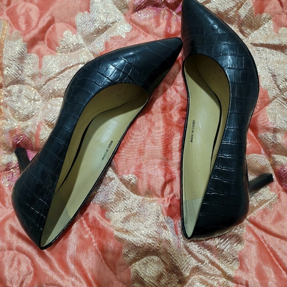 Geox Women's D Elina C Dress Black Pumps Size 36